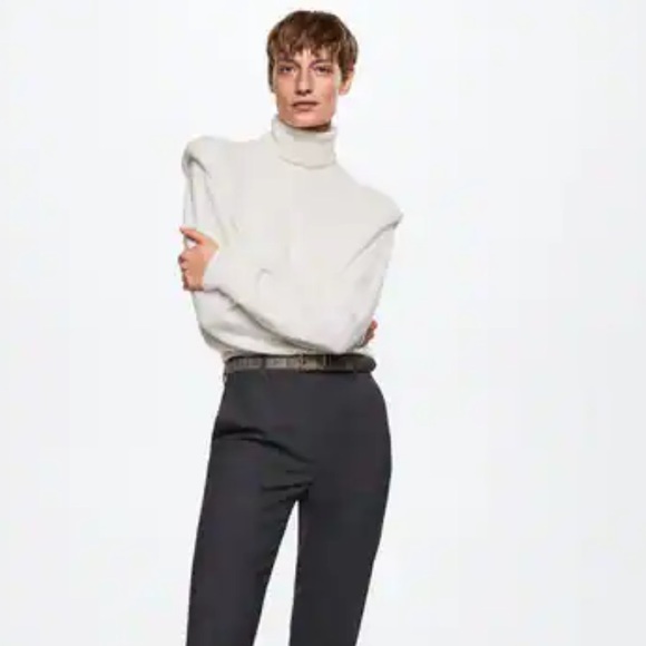 Mango Cream Turtleneck Sweater - Picture 6 of 6